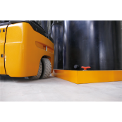 Safety kerb | steel angle 100 x 150 x 10 mm | to be fixed by plugs | total length: 800 mm